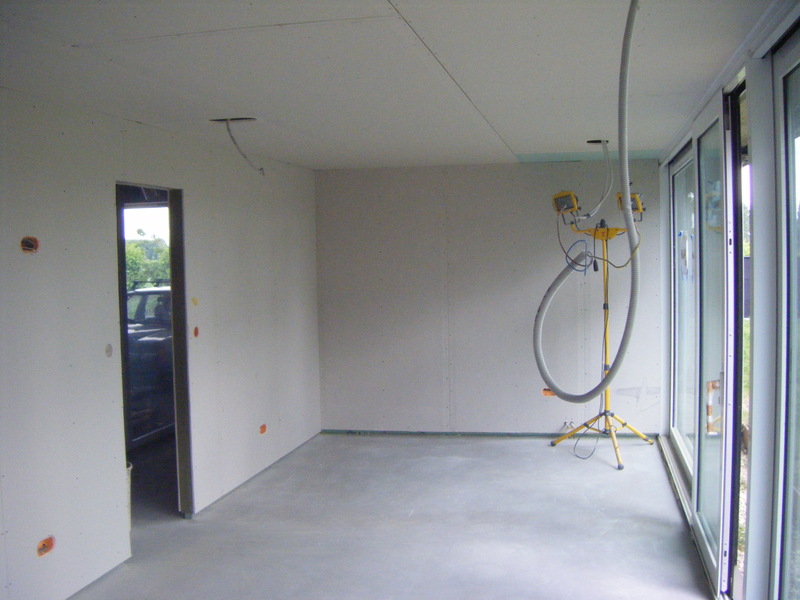 Gyprocwerken, gyproc plaatsen, aannemer